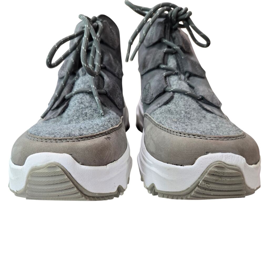 Sorel Women's Size 9 Gray Kinetic Breakthru Caribou Sneaker Boot Lugg Sole #898 - Picture 5 of 9